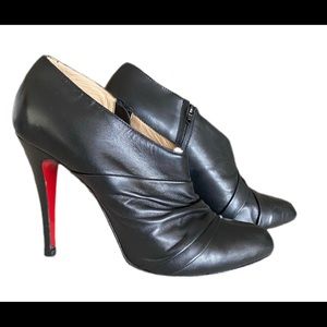 Christian Louboutin Black Ankle Booties
